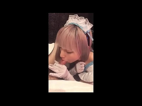 ❤️ Idol Seapánach [mayuka], culaith maid na Fraince, cuid 1, blowjob agus jerk off le lotion ❤️❌  Porn na Rúise  ag porn % ga.pornburst.ru%